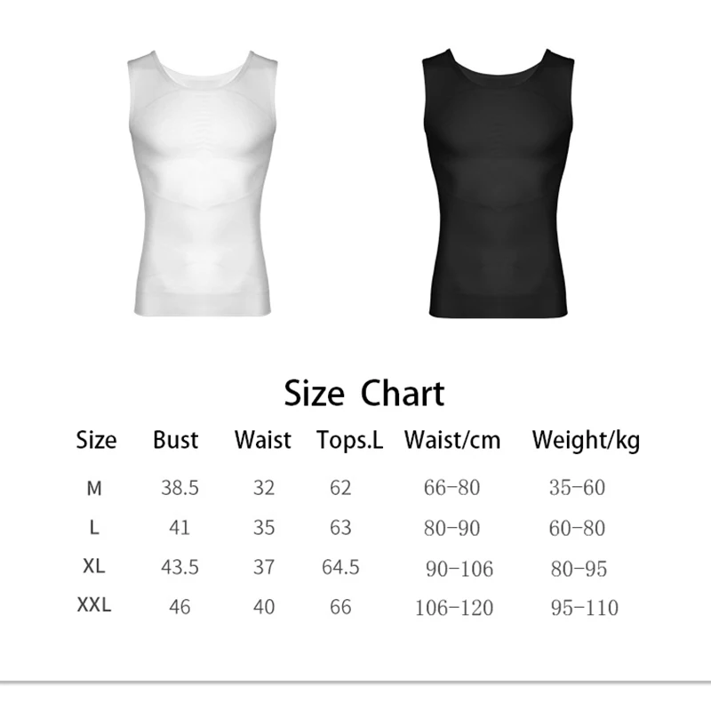 Fashion Men Slimming Shapewear Tank Body Shaper Tummy Control Corset Vest Compression Elastic Muscle Weight Loss Tank Tops
Fashion Men Slimming Shapewear Tank Body Shaper Tummy Control Corset Vest Compression Elastic Muscle Weight Loss Tank Tops