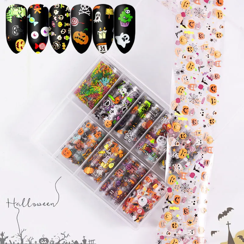 10 Pcs/Box Halloween Nail Art Starry Sky Sticker Set Dark Spoof Transfer Paper Christmas Marble Pattern Nail Art Accessories
10 Pcs/Box Halloween Nail Art Starry Sky Sticker Set Dark Spoof Transfer Paper Christmas Marble Pattern Nail Art Accessories
