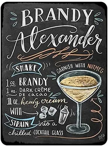 Metal sign plaque brandy cream cocktail metal retro bar tin sign wall decoration man cave retro metal poster iron painting
Metal sign plaque brandy cream cocktail metal retro bar tin sign wall decoration man cave retro metal poster iron painting