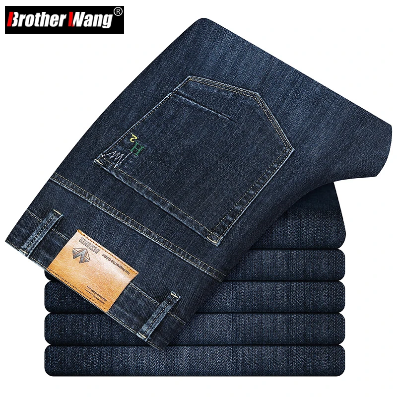2021 Autumn New Men's Fashion Business Cotton Stretch Jeans High Quality Casual Simplicity Regular Fit Denim Pants Male Brand
2021 Autumn New Men's Fashion Business Cotton Stretch Jeans High Quality Casual Simplicity Regular Fit Denim Pants Male Brand