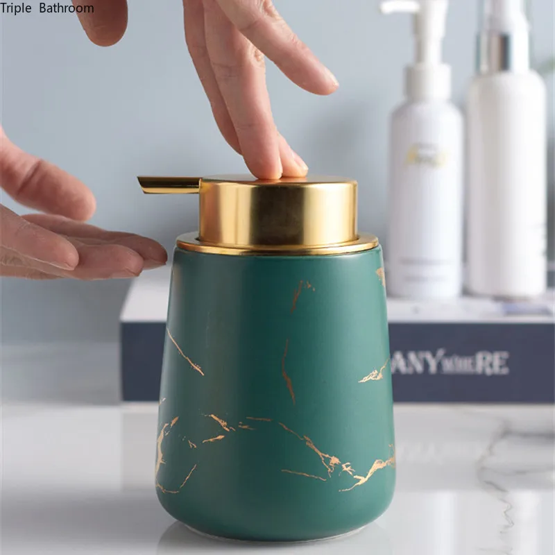 Ceramics soap bottle matte marble pattern Essence bottle Liquid Soap Dispenser shampoo bottle Kitchen Bathroom Accessories 400ml
Ceramics soap bottle matte marble pattern Essence bottle Liquid Soap Dispenser shampoo bottle Kitchen Bathroom Accessories 400ml