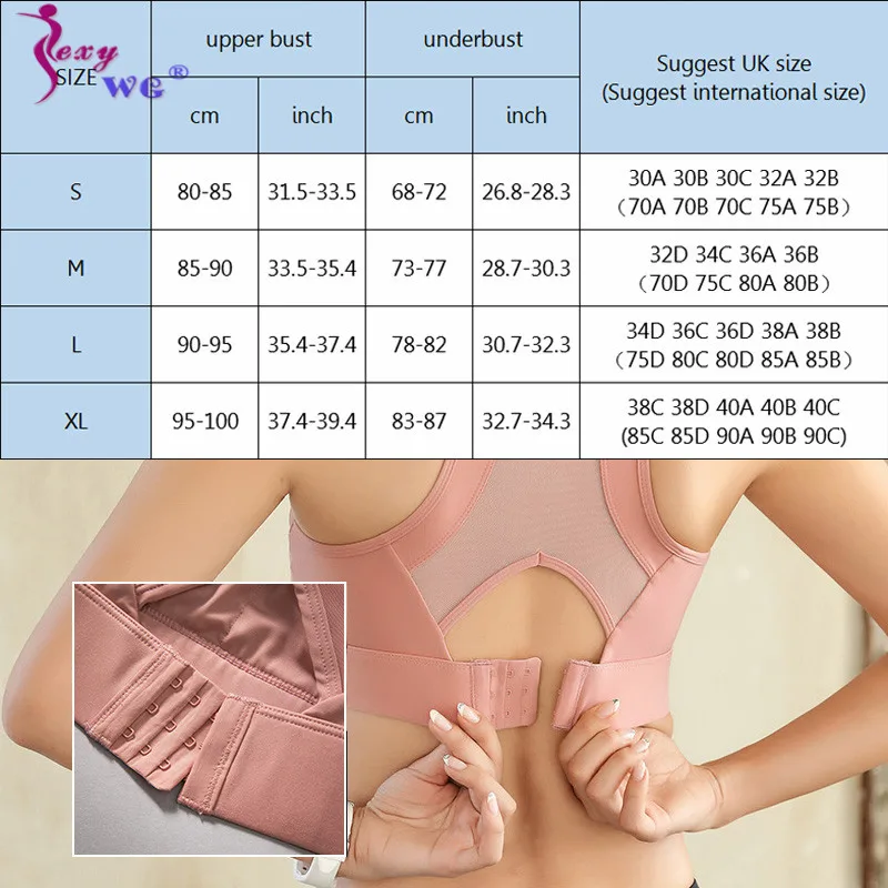 SEXYWG Sexy Sports Bra Women Running Fitness Crop Tops Sport Brassiere Bh Push Up Yoga Bras Vesy High Impact Gym Mesh Sportwear
SEXYWG Sexy Sports Bra Women Running Fitness Crop Tops Sport Brassiere Bh Push Up Yoga Bras Vesy High Impact Gym Mesh Sportwear