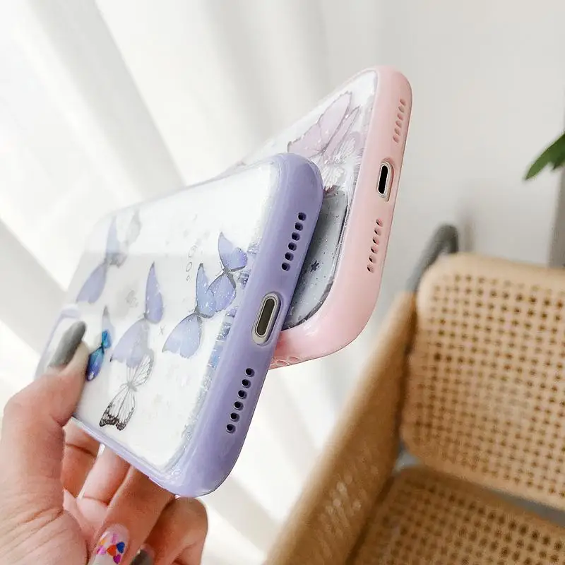 Butterfly Candy Glitter Phone Case For iPhone 11 12 Pro Max 12 Mini XR XS Max 7 8 Plus X Soft TPU Hard PC Back Bumper
Butterfly Candy Glitter Phone Case For iPhone 11 12 Pro Max 12 Mini XR XS Max 7 8 Plus X Soft TPU Hard PC Back Bumper