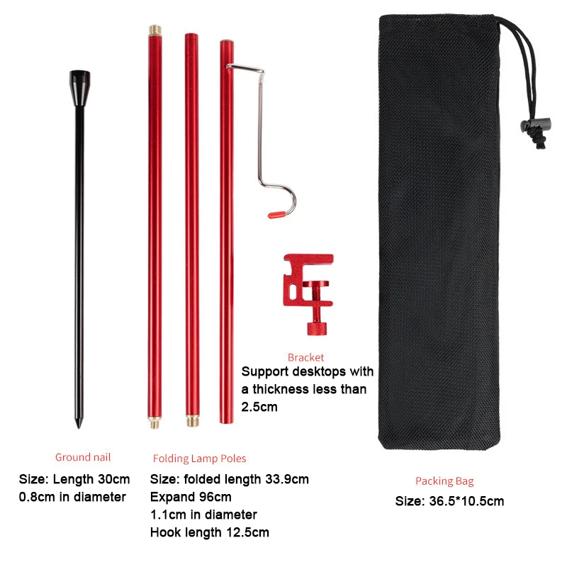 Telescopic Mini Silver Red Blue Foldable Lamp Holder Rod for Fishing Outdoor Camping Hiking BBQ Lantern Light Pole Tools 2021
Telescopic Mini Silver Red Blue Foldable Lamp Holder Rod for Fishing Outdoor Camping Hiking BBQ Lantern Light Pole Tools 2021