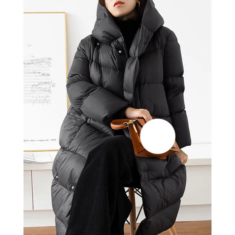 Плотный Теплый Женский пуховик, однотонная Свободная Повседневная Верхняя одежда выше колена, новинка 2022, зимняя женская одежда с защитой о... 
Плотный Теплый Женский пуховик, однотонная Свободная Повседневная Верхняя одежда выше колена, новинка 2022, зимняя женская одежда с защитой о...