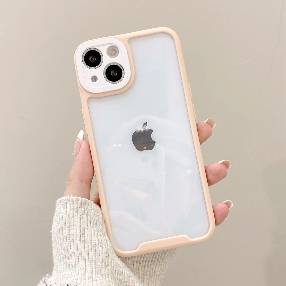 Drop Protection Transparent Hard Back Phone Case for iPhone 13 11 12 iPhone12 Pro Xs Max XR X 7 8 Plus Candy Color Bumper Cover
Drop Protection Transparent Hard Back Phone Case for iPhone 13 11 12 iPhone12 Pro Xs Max XR X 7 8 Plus Candy Color Bumper Cover