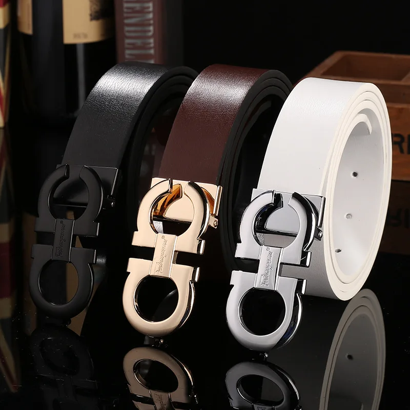 Feibaogemu 2021 New Style Men's Belt Women's Belt Shiny Letter Smooth Buckle Designer High Quality Casual Wild Belt for Unisex
Feibaogemu 2021 New Style Men's Belt Women's Belt Shiny Letter Smooth Buckle Designer High Quality Casual Wild Belt for Unisex