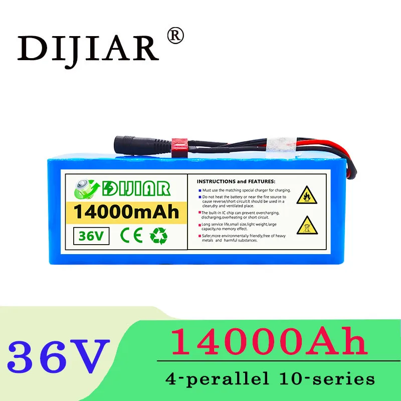 Аккумулятор Dijiar 36 в 14000 мАч 10S4P 500 Вт, аккумулятор высокой мощности 36 в 14000 мАч, электровелосипед BMS
Аккумулятор Dijiar 36 в 14000 мАч 10S4P 500 Вт, аккумулятор высокой мощности 36 в 14000 мАч, электровелосипед BMS