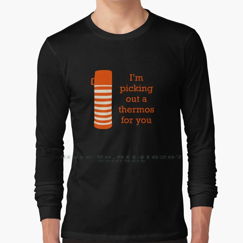 Термос-футболка из чистого хлопка, в стиле 80-х 
Термос-футболка из чистого хлопка, в стиле 80-х