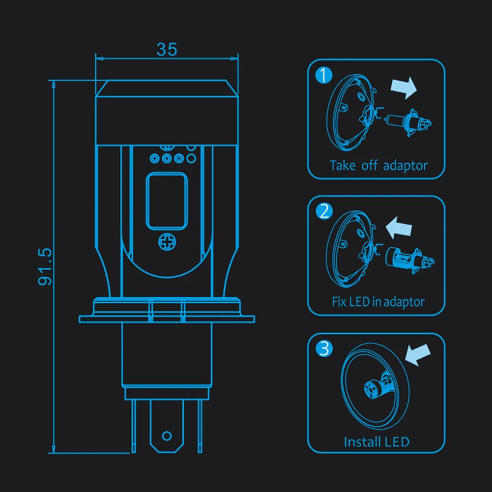 Blue / Pink Angel Eye H4 LED Motorcycle Headlight Ba20d HS1 H6 Scooter Motorbike Headlamp Light Bulb DRL Accessories 12 / 24V
Blue / Pink Angel Eye H4 LED Motorcycle Headlight Ba20d HS1 H6 Scooter Motorbike Headlamp Light Bulb DRL Accessories 12 / 24V