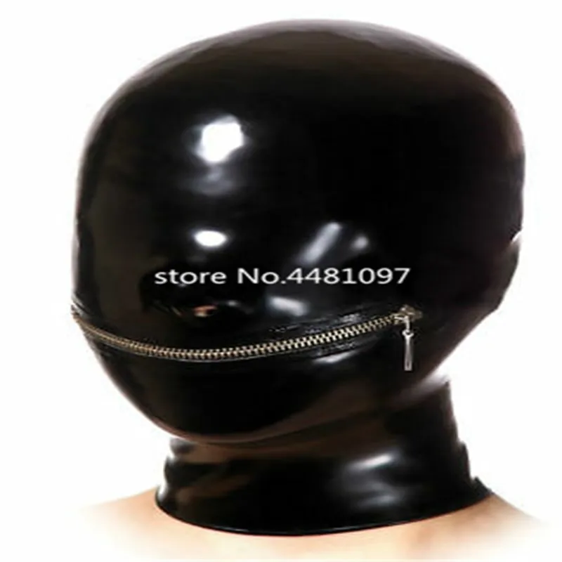 Latex Hood with Mouth Zipper Gummi 0.4mm Rubber Mask with Back Zipper for Men Women Party Wear Halloween Cosplay Costume
Latex Hood with Mouth Zipper Gummi 0.4mm Rubber Mask with Back Zipper for Men Women Party Wear Halloween Cosplay Costume