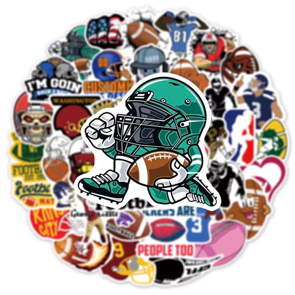 10/30/50Pcs American Football Sticker Graffiti Suitcase Laptop Skateboard Phone Bicycle Sport Waterproof Decal Kid Toy Sticker
10/30/50Pcs American Football Sticker Graffiti Suitcase Laptop Skateboard Phone Bicycle Sport Waterproof Decal Kid Toy Sticker