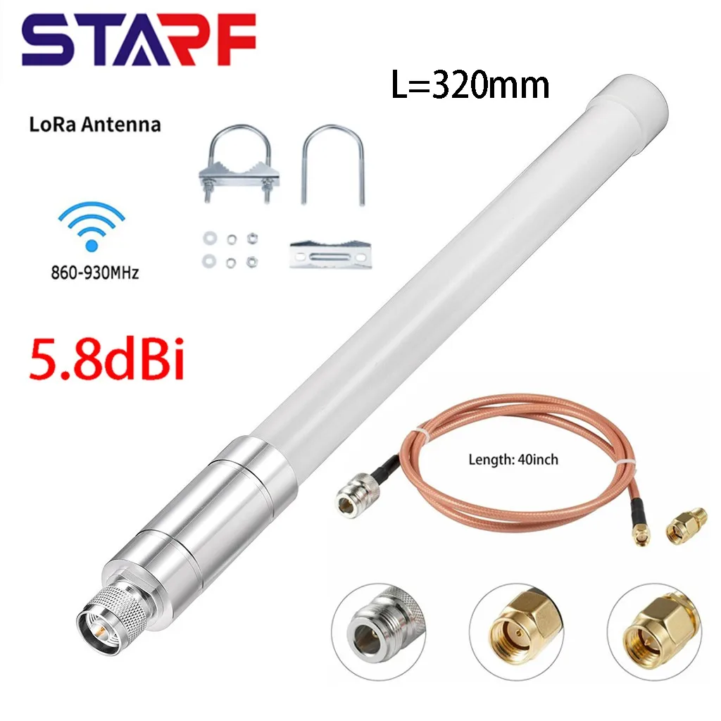 Гелиевая горная антенна HNT 860-930 МГц для RAK 5,8 DBi Открытый LoRa Omni Стекловолоконная антенна комплект гелиевая точка доступа
Гелиевая горная антенна HNT 860-930 МГц для RAK 5,8 DBi Открытый LoRa Omni Стекловолоконная антенна комплект гелиевая точка доступа
