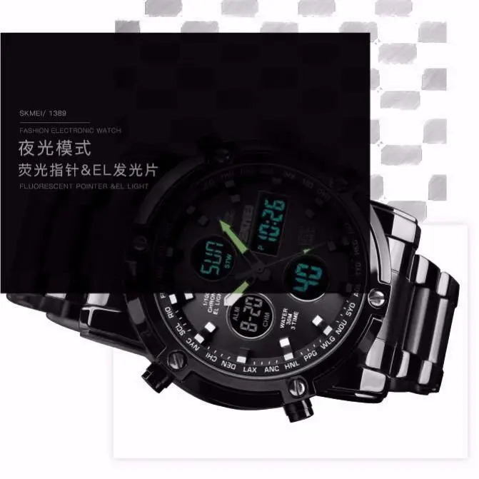 2021 Men's Trendy Student Sports Multi-Functional Luminous Timing Waterproof Double Display Electronic Quartz Watches Men
2021 Men's Trendy Student Sports Multi-Functional Luminous Timing Waterproof Double Display Electronic Quartz Watches Men