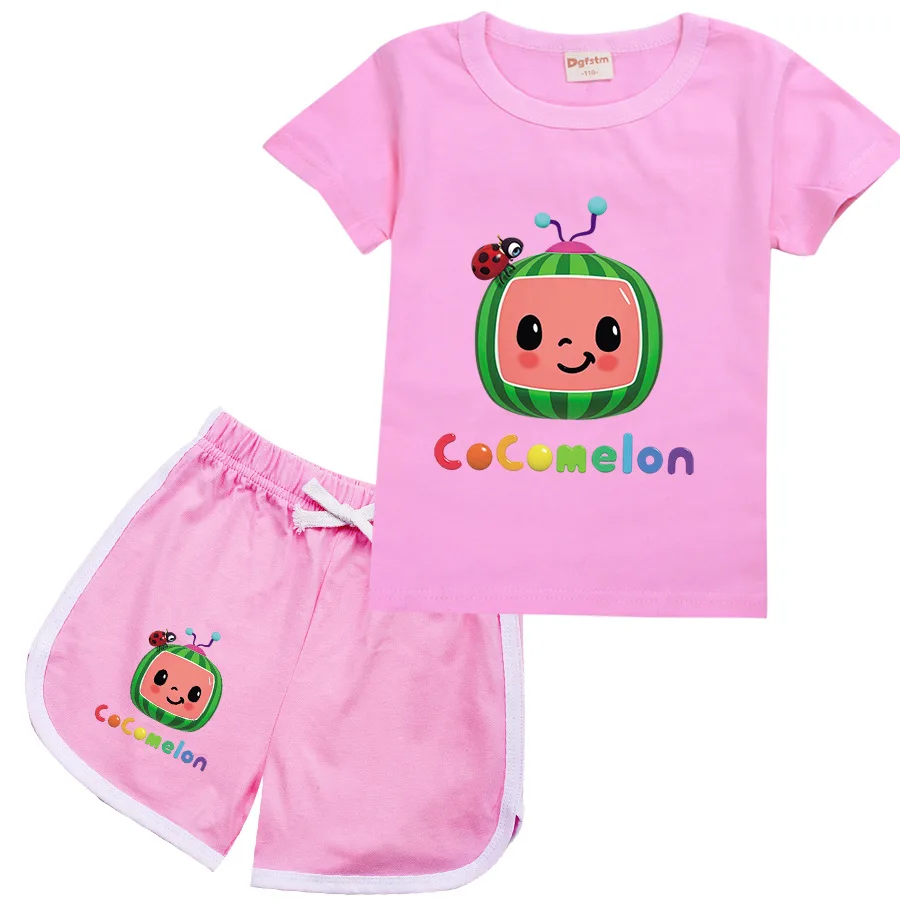 Children Sportswear Kids Cute Cartoon Cocomelon Clothes Toddler Girl Casual TracksuitBaby Boys Short Sleeve T Shirt+Shorts 2Pcs
Children Sportswear Kids Cute Cartoon Cocomelon Clothes Toddler Girl Casual TracksuitBaby Boys Short Sleeve T Shirt+Shorts 2Pcs