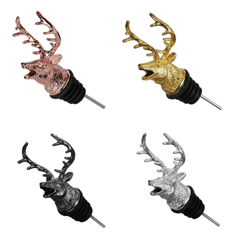 1 PC deer head wine pourer zinc alloy deer elk lion bull head wine stopper beverage bar tool nightclub bar accessories creative
1 PC deer head wine pourer zinc alloy deer elk lion bull head wine stopper beverage bar tool nightclub bar accessories creative