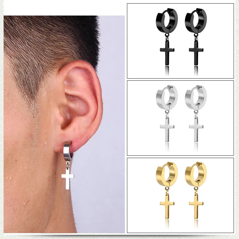 6 Pairs 12PCS wholesale Titanium Steel Cross Stud Earrings Set for Men Women Fashion Jewelry Black Gold Silver Color
6 Pairs 12PCS wholesale Titanium Steel Cross Stud Earrings Set for Men Women Fashion Jewelry Black Gold Silver Color
