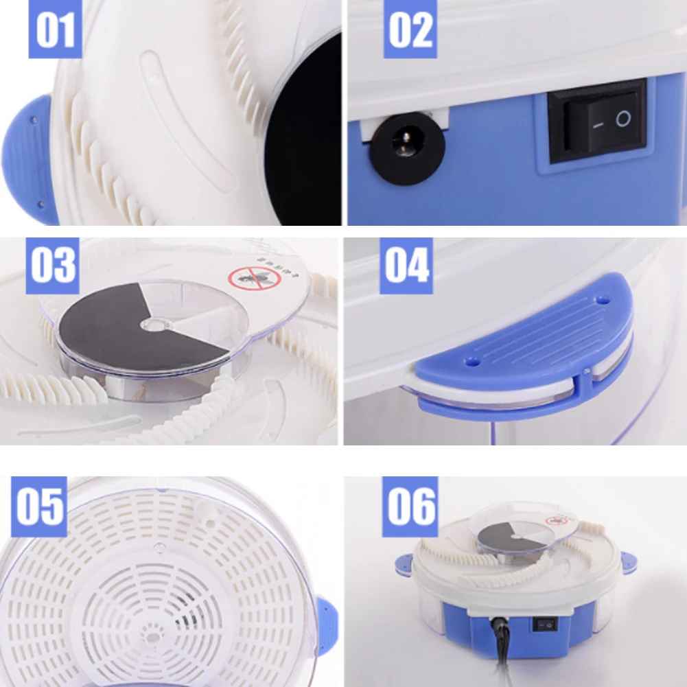 New Upgraded Version USB Flytrap Automatic Pest Catcher Fly Killer Electric Fly Trap Device Insect Pest Reject Control Catcher
New Upgraded Version USB Flytrap Automatic Pest Catcher Fly Killer Electric Fly Trap Device Insect Pest Reject Control Catcher