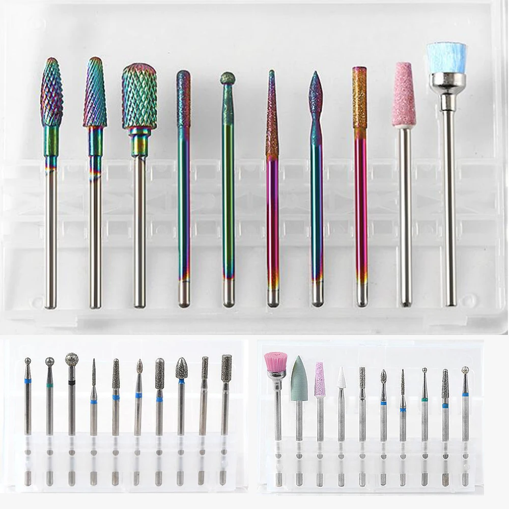 General Stainless Steel Nail Drill Bits Set for Manicure Nail Sander Tungsten Steel Alloy Grinder 10/20/30 Pcs/box 
General Stainless Steel Nail Drill Bits Set for Manicure Nail Sander Tungsten Steel Alloy Grinder 10/20/30 Pcs/box