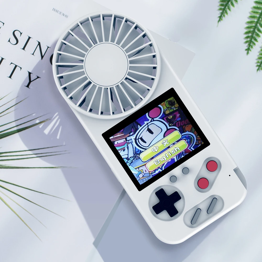 Gifts For New Handheld Color Screen Game Console 500 Games Also Have Fan Function Cool Summer Retro Handheld Game Console Games 
Gifts For New Handheld Color Screen Game Console 500 Games Also Have Fan Function Cool Summer Retro Handheld Game Console Games