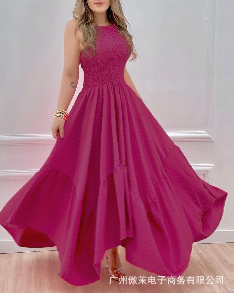 Women's Maxi Dress 2021 New Summer Sexy Sleeveless Female Long Dresses Fashion O Neck Party Dress
Women's Maxi Dress 2021 New Summer Sexy Sleeveless Female Long Dresses Fashion O Neck Party Dress