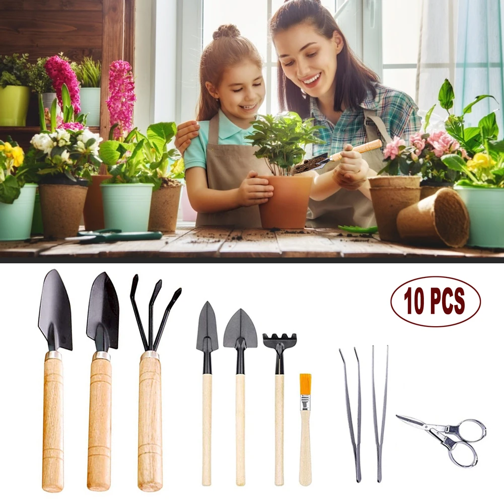 10Pcs Garden Plant Tool Mini Hand Transplanting Planting Tools for Yard Lawn Bonsai Succulent Indoor and Outdoor
10Pcs Garden Plant Tool Mini Hand Transplanting Planting Tools for Yard Lawn Bonsai Succulent Indoor and Outdoor