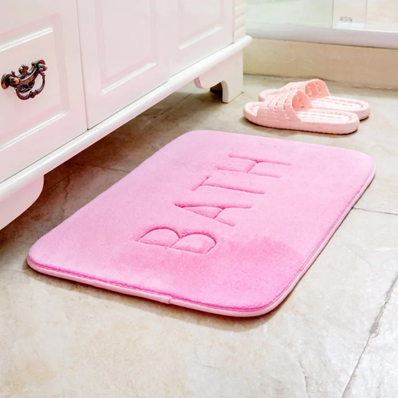 Letter Bath Mats Non-slip TPR Bathroom Carpet Kitchen Absorbent Bath Rug Floor Toilet Washable Entrance Doormat Home Decor
Letter Bath Mats Non-slip TPR Bathroom Carpet Kitchen Absorbent Bath Rug Floor Toilet Washable Entrance Doormat Home Decor
