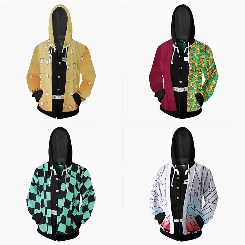 Anime Demon Slayer Kimetsu No Yaiba Tanjiro Kamado Nezuko Cosplay Costume 3D Hoodies Jackets Halloween Costume For Women CS035
Anime Demon Slayer Kimetsu No Yaiba Tanjiro Kamado Nezuko Cosplay Costume 3D Hoodies Jackets Halloween Costume For Women CS035