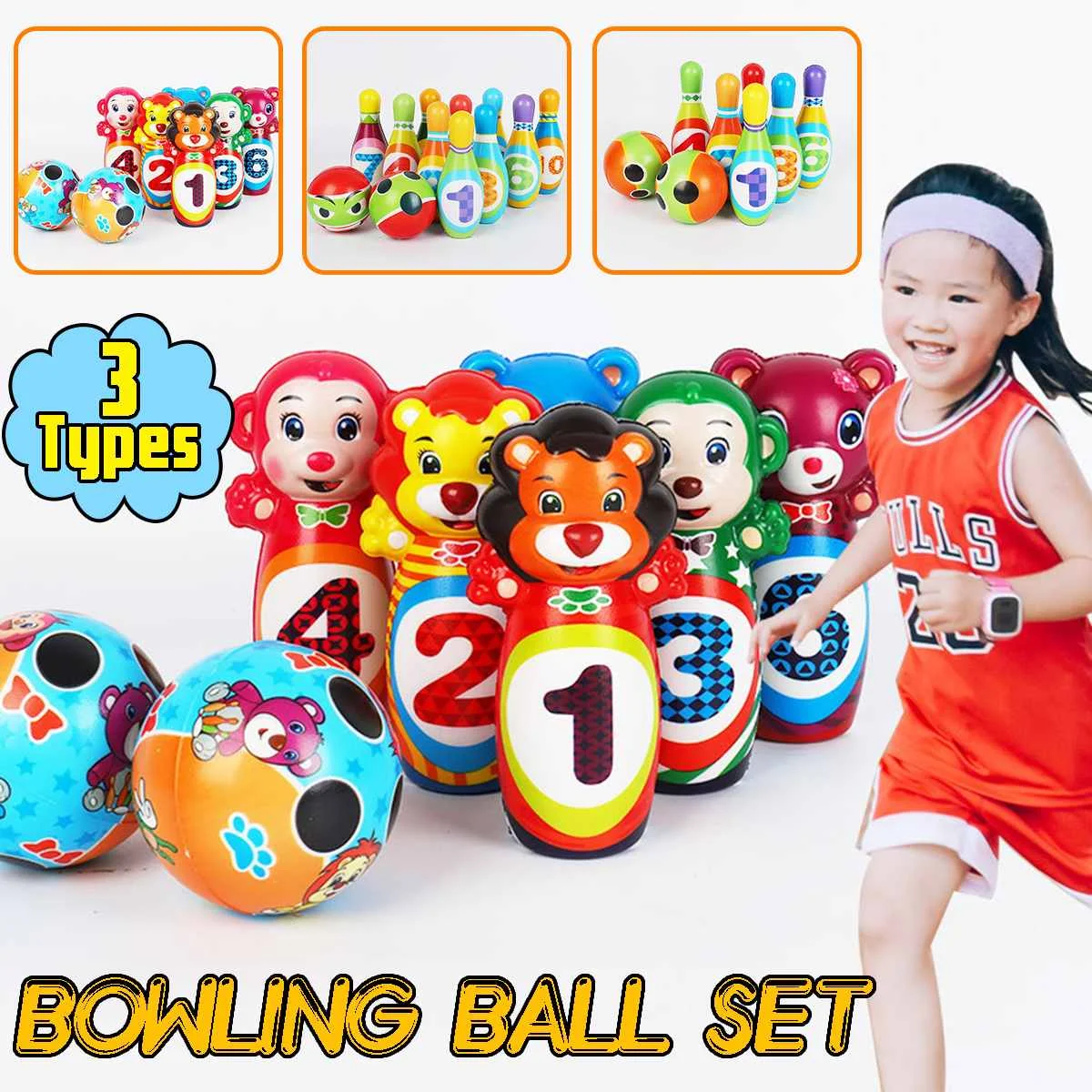 8/12PCS Indoor Sport Cute Bowling PU Soft Indoor Sport Play Games Safe Foam Kids Bowling Set Children Family Funny Game Toy Gift
8/12PCS Indoor Sport Cute Bowling PU Soft Indoor Sport Play Games Safe Foam Kids Bowling Set Children Family Funny Game Toy Gift