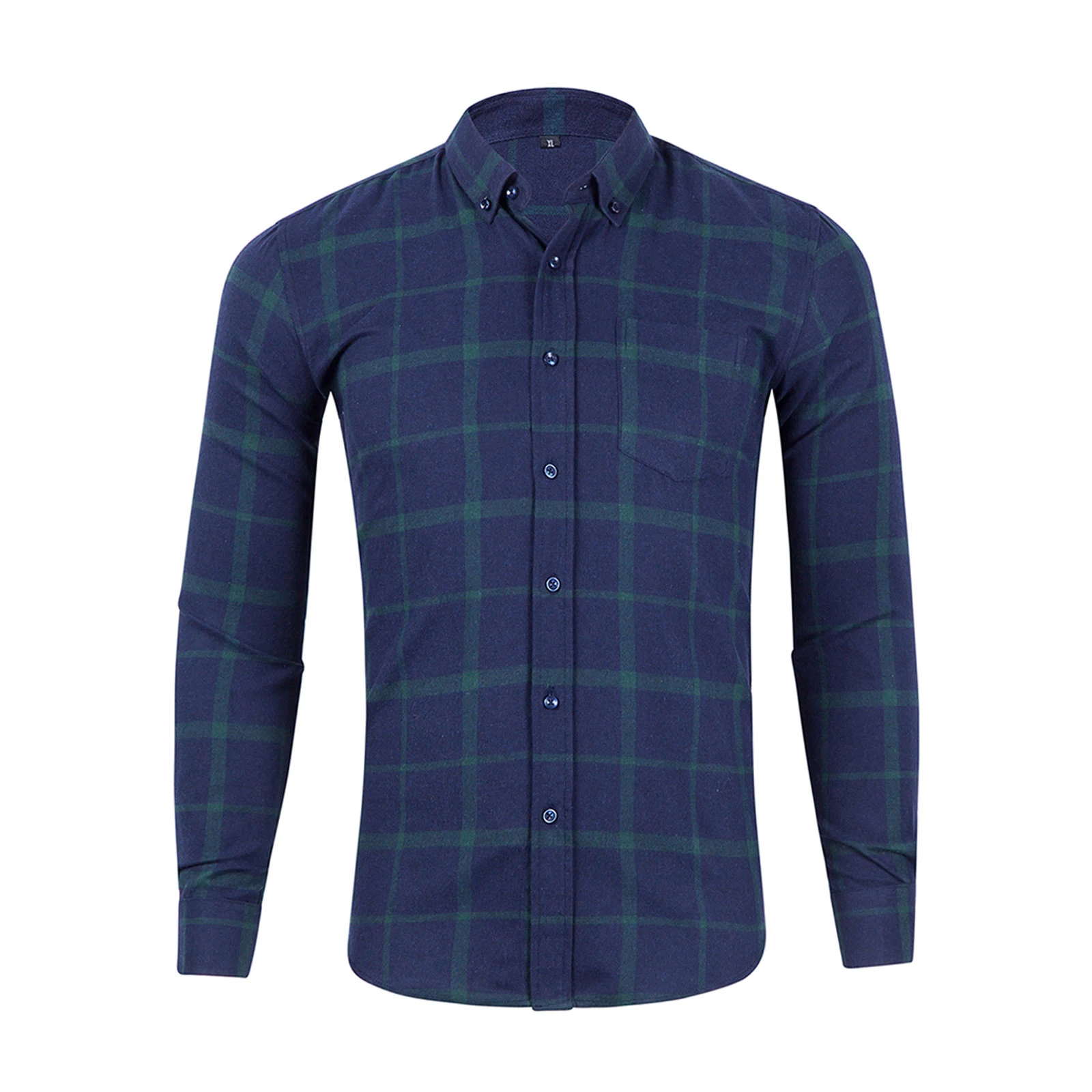 Men Plaid Oversized Shirt Single Breasted Casual Regular Fit Turn Down Collar Long Sleeve Top Classic Spring and Autumn Clothing
Men Plaid Oversized Shirt Single Breasted Casual Regular Fit Turn Down Collar Long Sleeve Top Classic Spring and Autumn Clothing