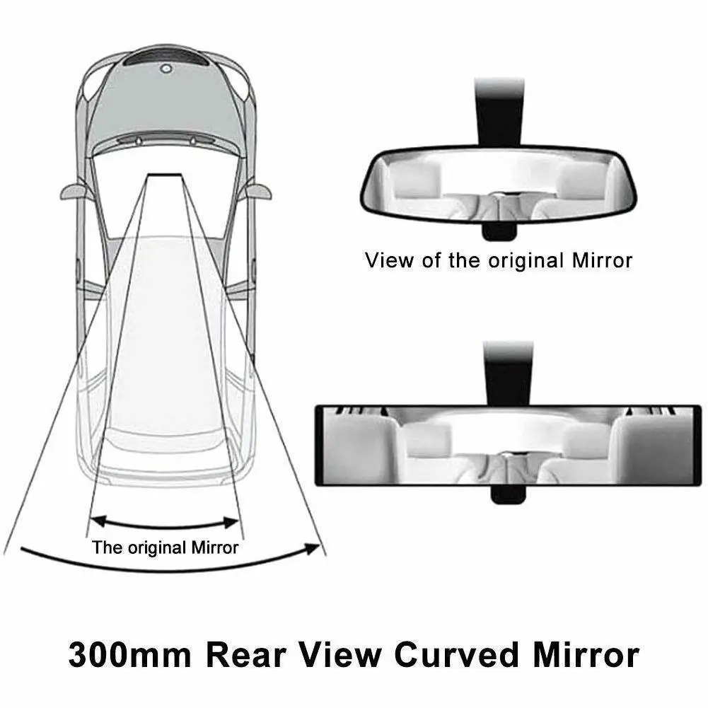 Rear View Auto Assisting Mirror Large Vision Car Rear View Mirror Angle Panoramic Anti-glare Car Interior Accessories ABS
Rear View Auto Assisting Mirror Large Vision Car Rear View Mirror Angle Panoramic Anti-glare Car Interior Accessories ABS