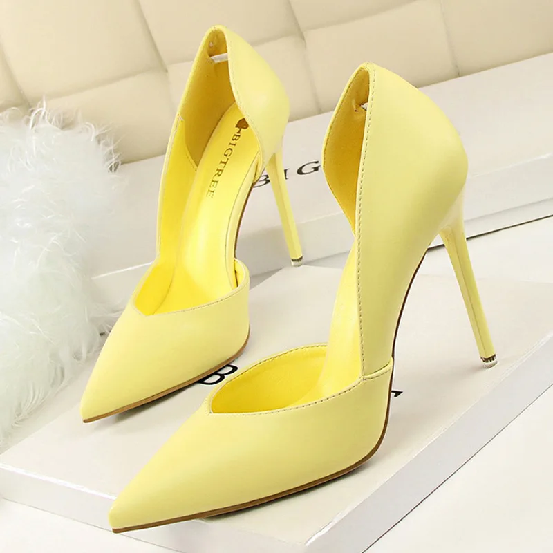 BIGTREE Shoes Women Pumps Fashion High Heels Shoes Black Pink Yellow Shoes Women Bridal Wedding Shoes Ladies Stiletto Party Shoe
BIGTREE Shoes Women Pumps Fashion High Heels Shoes Black Pink Yellow Shoes Women Bridal Wedding Shoes Ladies Stiletto Party Shoe