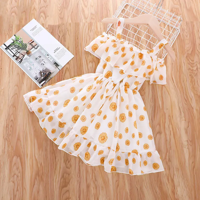 Girls' Print Suspender Dress, Sweet Princess Dress for Small and Medium Children, Simple European and American Party Dress
Girls' Print Suspender Dress, Sweet Princess Dress for Small and Medium Children, Simple European and American Party Dress