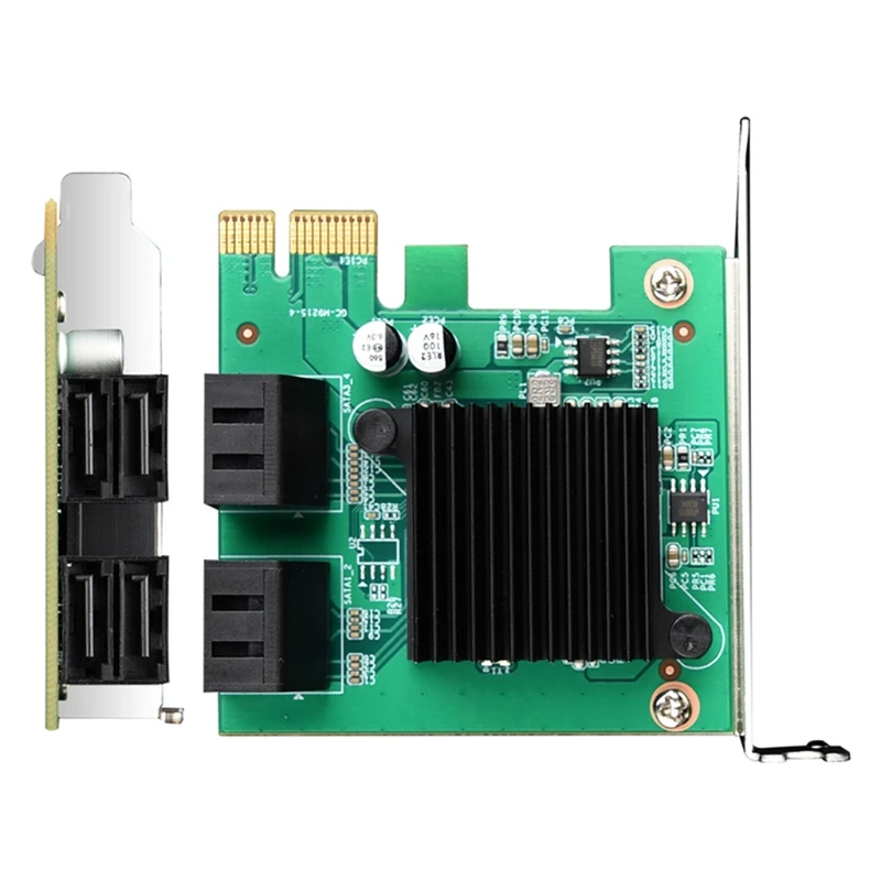 4 Port SATA 3.0 to PCIe Expansion Card PCI Express PCI E SATA Adapter PCI-e SATA 3 Converter for hdD SSD IPFS Mining
4 Port SATA 3.0 to PCIe Expansion Card PCI Express PCI E SATA Adapter PCI-e SATA 3 Converter for hdD SSD IPFS Mining