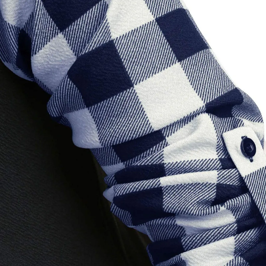 Womail Shirt Women Autumn Blusas Feminina Button Rolled Sleeve Plaid Print Shirt Tunic Top Blouse Camiseta Mujer Blusa Plus Size
Womail Shirt Women Autumn Blusas Feminina Button Rolled Sleeve Plaid Print Shirt Tunic Top Blouse Camiseta Mujer Blusa Plus Size
