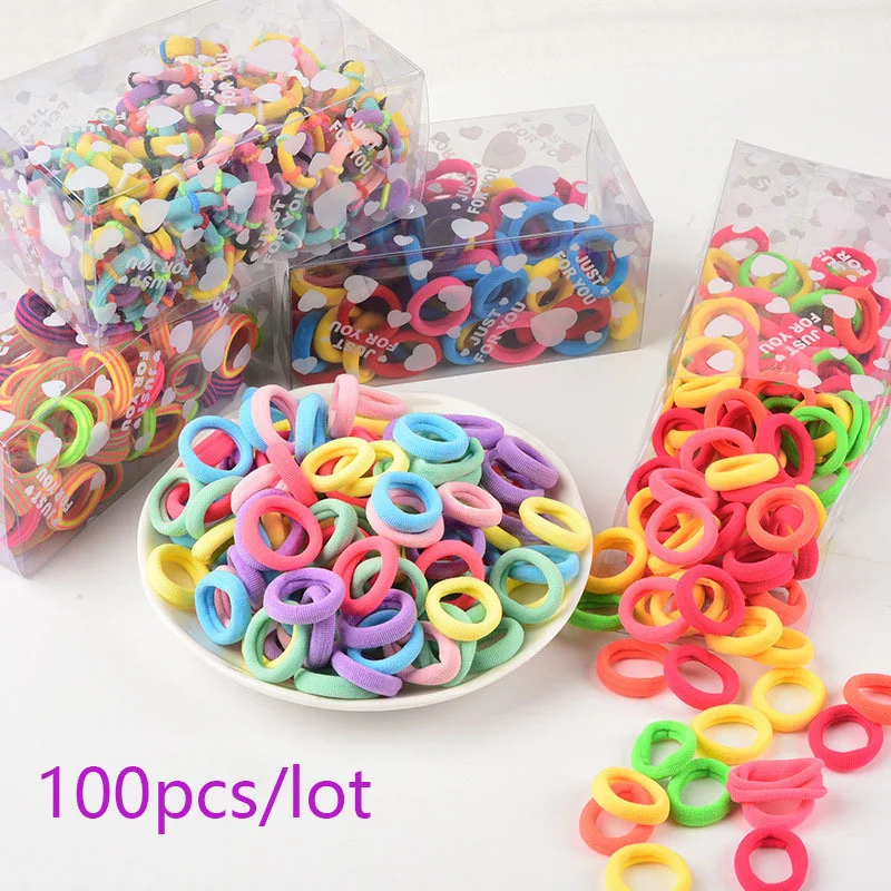 100pcs/lot Kids Candy Kids Hair Rope Elastic Scrunchie Hair Bands Mini Hair Ring Rubber Band for Girls Princess Hair Accessories
100pcs/lot Kids Candy Kids Hair Rope Elastic Scrunchie Hair Bands Mini Hair Ring Rubber Band for Girls Princess Hair Accessories