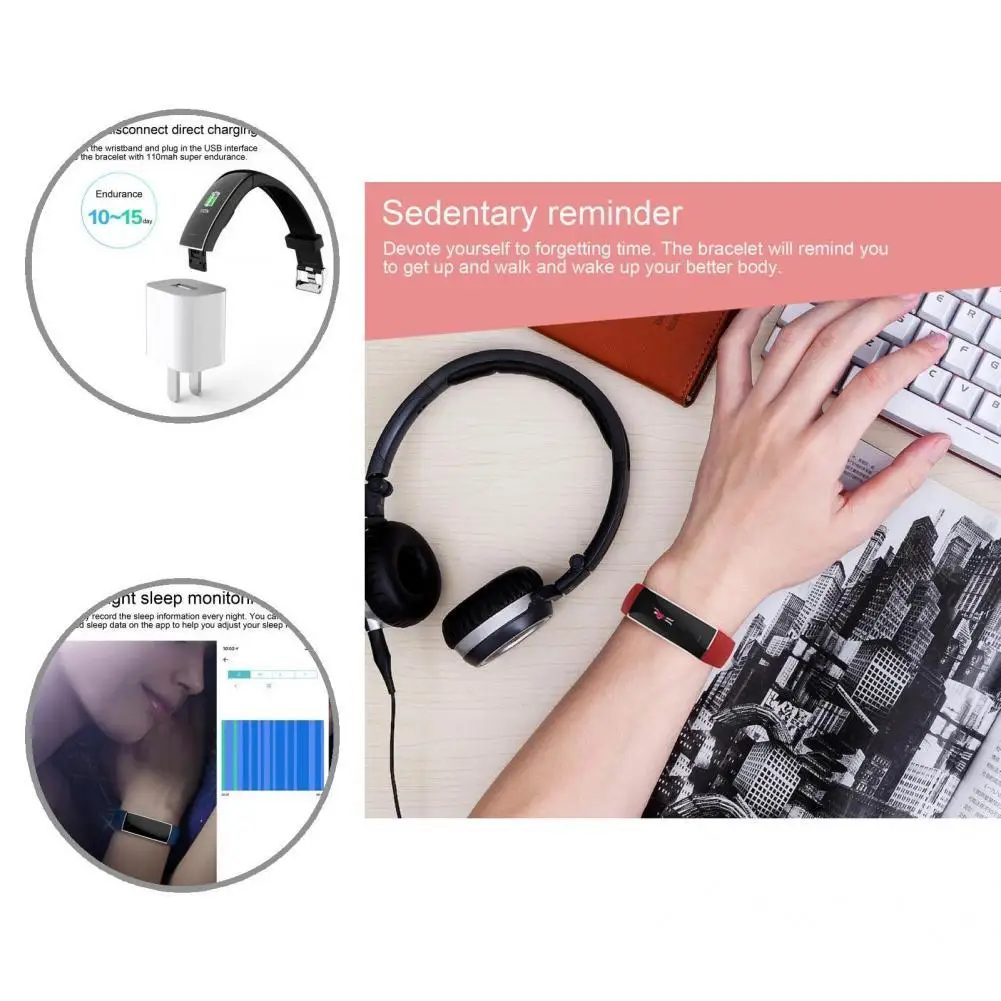 Smart Watch Exquisite 0.96 Inch Sleep Monitoring Smart Watch USB Charging Long Standby Time Sport Bracelet
Smart Watch Exquisite 0.96 Inch Sleep Monitoring Smart Watch USB Charging Long Standby Time Sport Bracelet