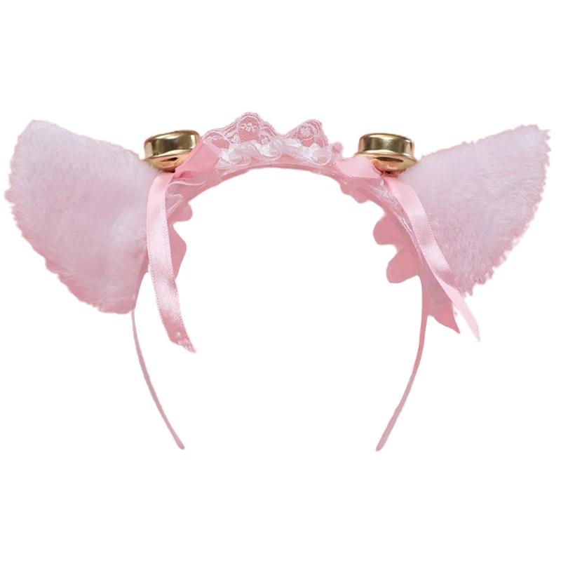 Kawaii Plush Cat Ears Lace Headband Maid Lolita Cosplay Ribbon Bowknot Hair Hoop with Ring Bell Masquerade Headdress
Kawaii Plush Cat Ears Lace Headband Maid Lolita Cosplay Ribbon Bowknot Hair Hoop with Ring Bell Masquerade Headdress
