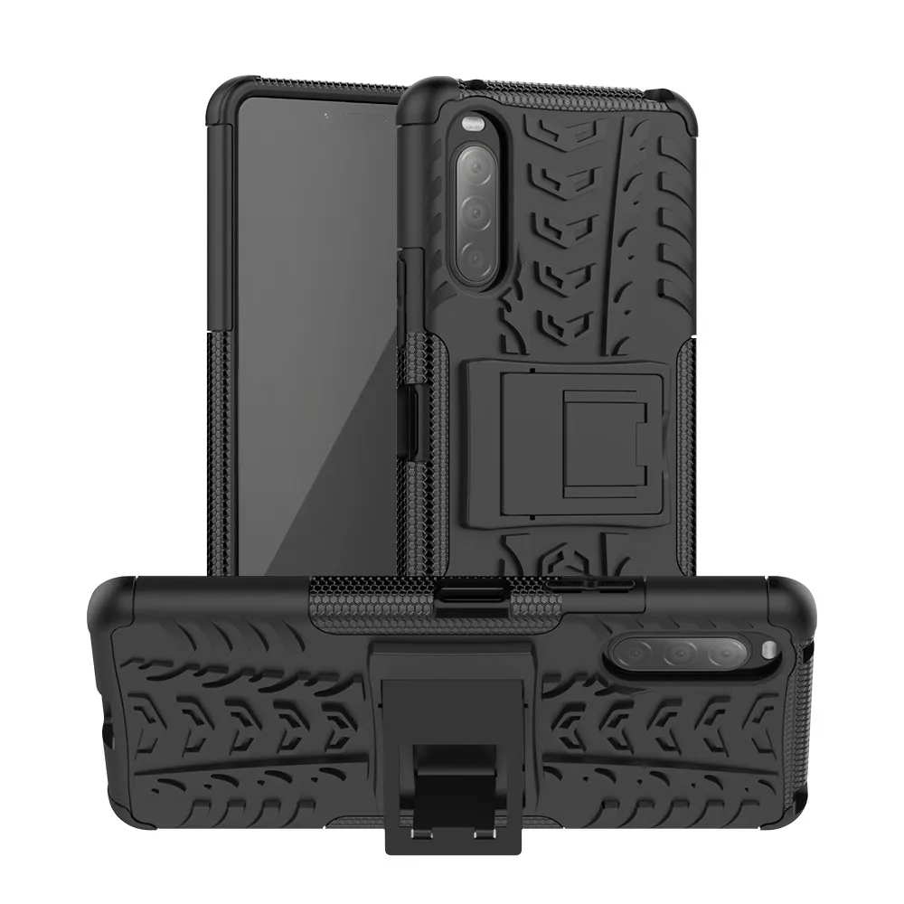 Rugged Case for Sony Xperia 10 II Case Phone Case with Stand Silicone Armor Non-slip Shockproof Protective Cover
Rugged Case for Sony Xperia 10 II Case Phone Case with Stand Silicone Armor Non-slip Shockproof Protective Cover