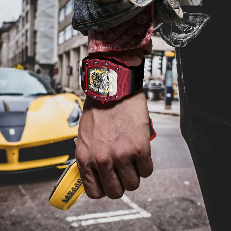 Automatic Mechanical Men's Watch RM Top Brand KIMSDUN Quality Luxury Male Clock Cool Waterproof Fashion Men's Watch montre homme
Automatic Mechanical Men's Watch RM Top Brand KIMSDUN Quality Luxury Male Clock Cool Waterproof Fashion Men's Watch montre homme