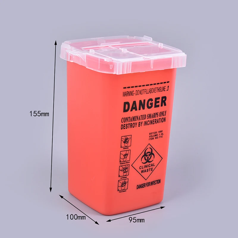 1L Tattoo Supplies Container For Disposable Sharps Medical Needle Tips Collections Barrels Tattoo Accessories
1L Tattoo Supplies Container For Disposable Sharps Medical Needle Tips Collections Barrels Tattoo Accessories