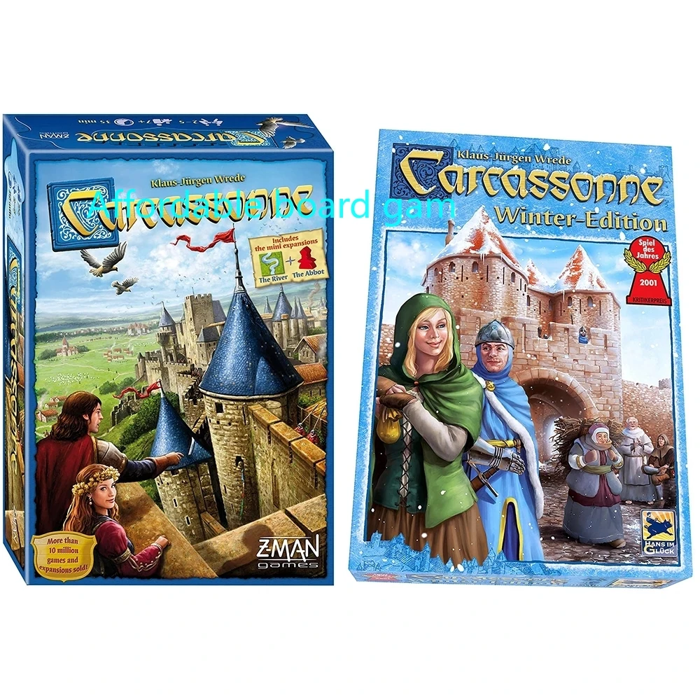 2021 carкассонная настольная игра стандартная 2-5 игроков новая версия-Core/Base Card Tile семейная зимняя версия
2021 carкассонная настольная игра стандартная 2-5 игроков новая версия-Core/Base Card Tile семейная зимняя версия