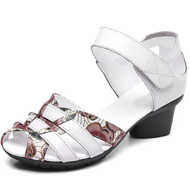 2021 New Summer Classic Printing Genuine Leather Sandals Comfort Non-slip High Heel Sandals Fashion Casual Sandals Women Sandals
2021 New Summer Classic Printing Genuine Leather Sandals Comfort Non-slip High Heel Sandals Fashion Casual Sandals Women Sandals