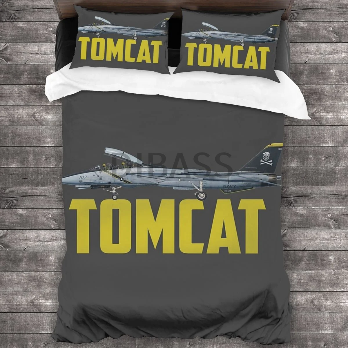 F-14 Tomcat Comforter Set with 2 Pillowcases,Soft Microfiber Bedding Set Duvet Cover
F-14 Tomcat Comforter Set with 2 Pillowcases,Soft Microfiber Bedding Set Duvet Cover