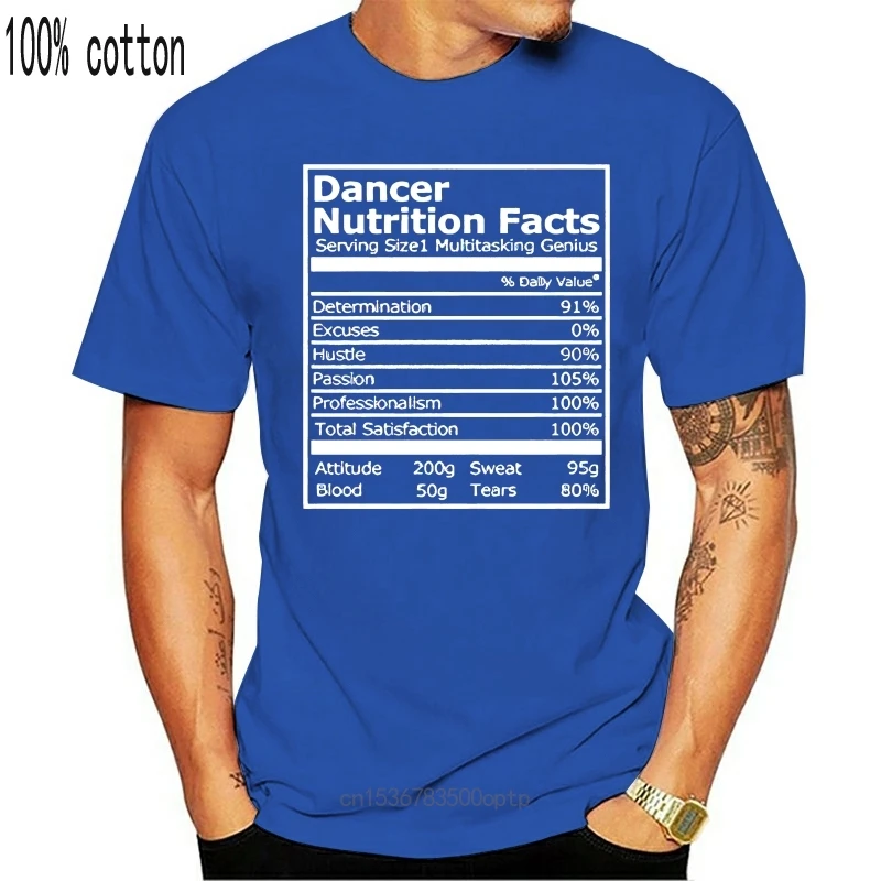 New Dancer Nutrition Facts Funny T-Shirt for Dancers Brand Clothing Harajuku T Shirt Women Fashion Cotton Slim Top Tees
New Dancer Nutrition Facts Funny T-Shirt for Dancers Brand Clothing Harajuku T Shirt Women Fashion Cotton Slim Top Tees