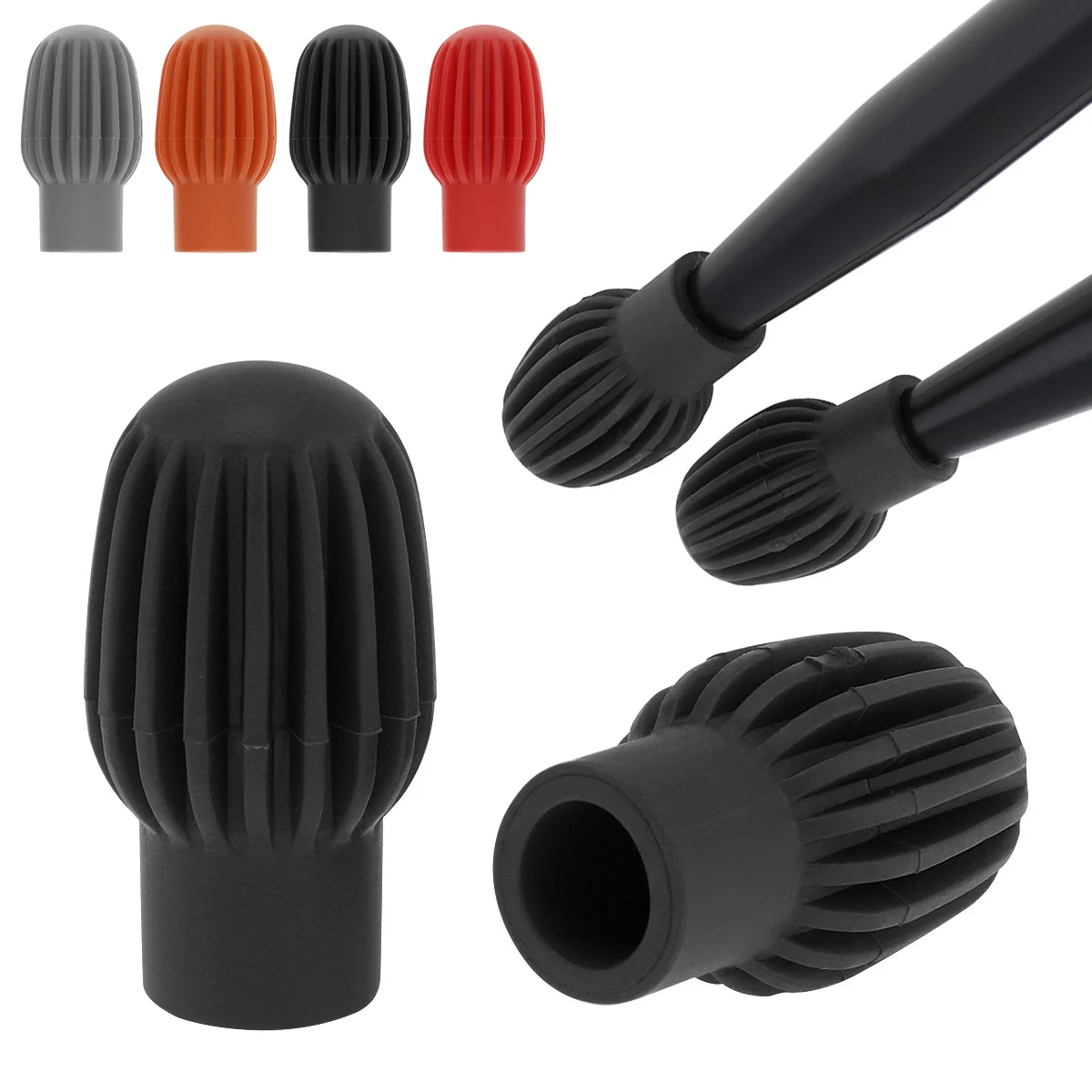 2pcs Drum Stick Head Rubber Sleeve Caps Silicone Drumstick Mute Damper Silent Practice Tips Beginner Practice Play
2pcs Drum Stick Head Rubber Sleeve Caps Silicone Drumstick Mute Damper Silent Practice Tips Beginner Practice Play