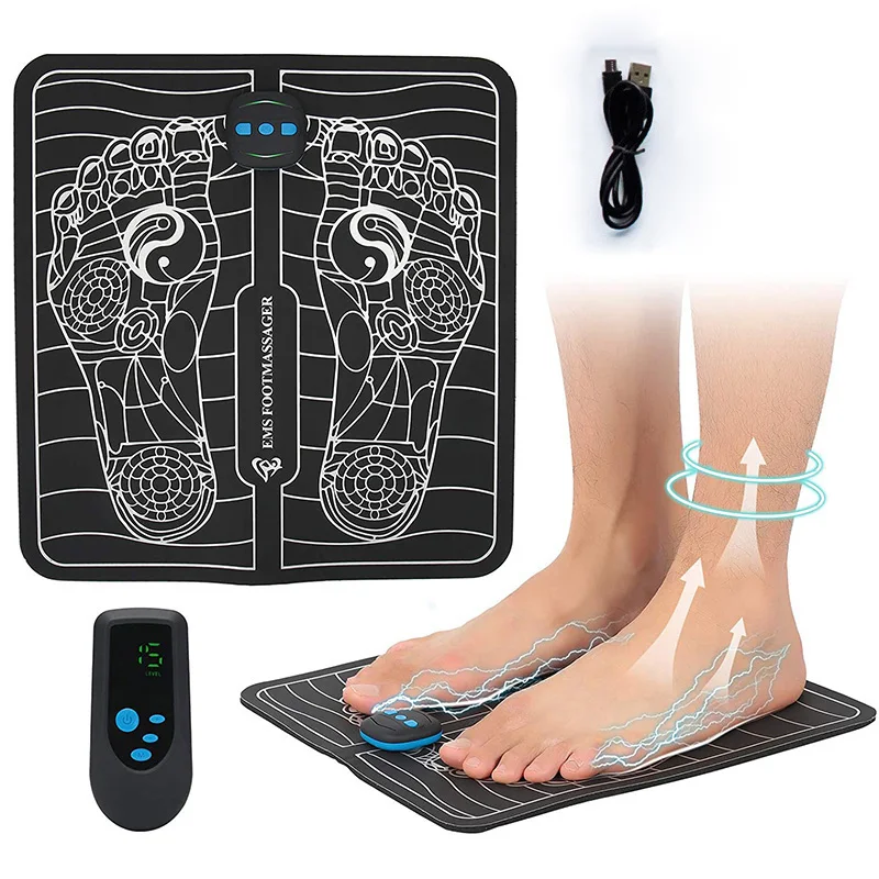 EMS Electric Foot Stimulator Massager USB Remote Control Foldable Muscle Stimulator Leg Reshaping Foot Massage Machine Mat
EMS Electric Foot Stimulator Massager USB Remote Control Foldable Muscle Stimulator Leg Reshaping Foot Massage Machine Mat
