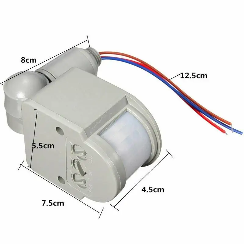 Portable Motion Sensor Wall Light LED 110-220V Automatic Timer Switch Infrared Degree Sensor Detector Rotating PIR Motion D0O2
Portable Motion Sensor Wall Light LED 110-220V Automatic Timer Switch Infrared Degree Sensor Detector Rotating PIR Motion D0O2