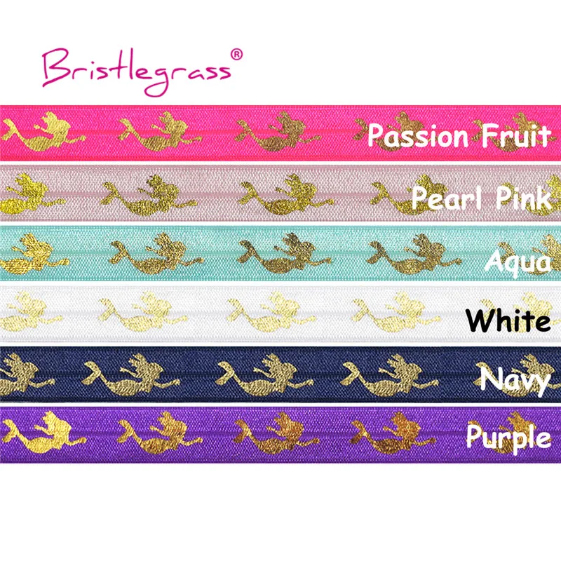 BRISTLEGRASS Combo 6 Yard 5/8" 15mm Mermaid Foil Print Foldover Elastic FOE Spandex Band Hair Tie Headband Dress DIY Sewing Trim
BRISTLEGRASS Combo 6 Yard 5/8" 15mm Mermaid Foil Print Foldover Elastic FOE Spandex Band Hair Tie Headband Dress DIY Sewing Trim