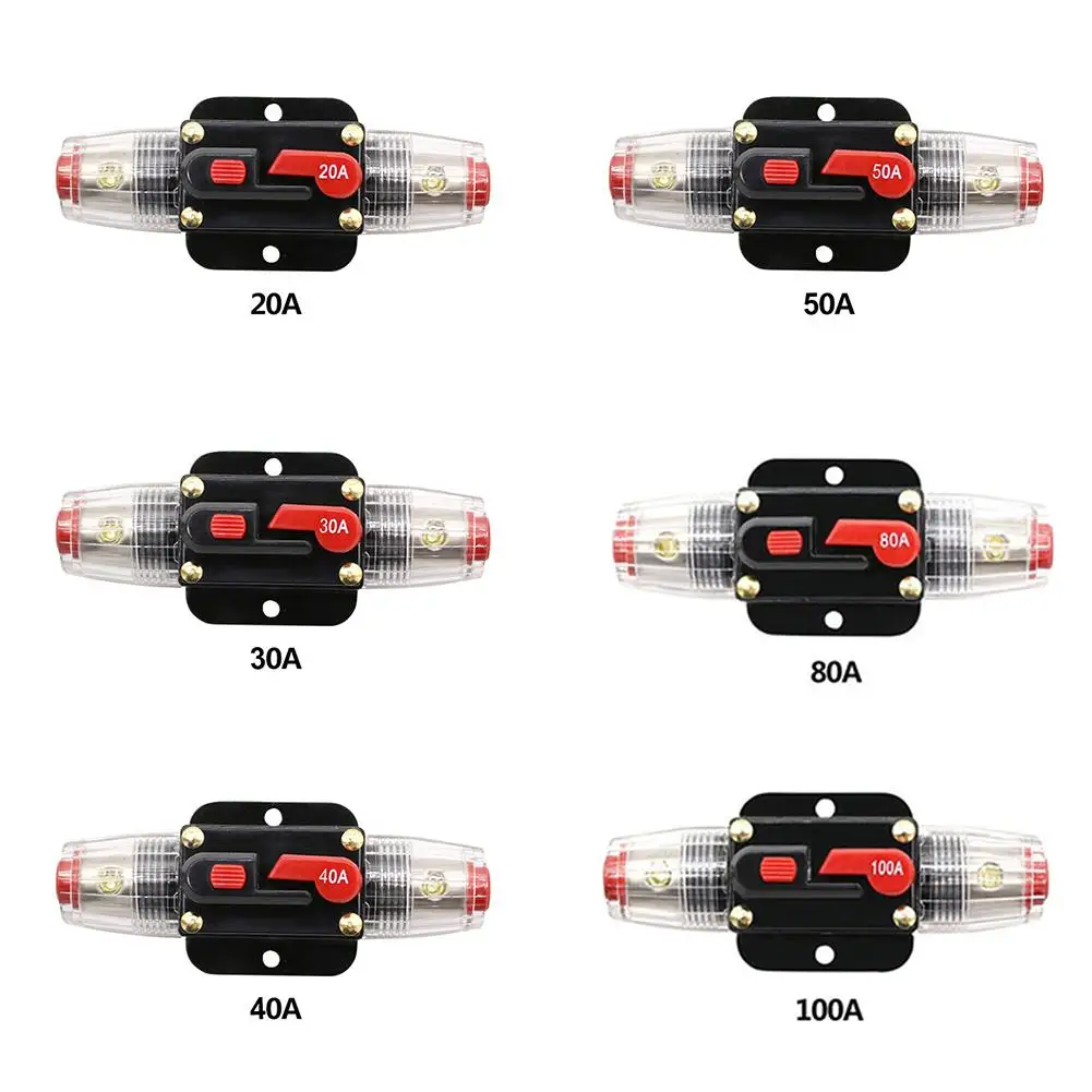 12V-24V 20A 30A 40A 50A 60A 80A 100A DC авто велосипед стерео аудио выключатель предохранитель сброса инвертор аудио система защиты
12V-24V 20A 30A 40A 50A 60A 80A 100A DC авто велосипед стерео аудио выключатель предохранитель сброса инвертор аудио система защиты
